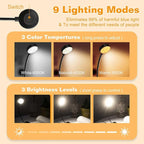 Rechargeable Book Light for Reading in Bed, Eye Caring Book Reading Lamp - Image 3