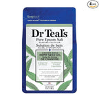 Dr Teal's Pure Epsom Magnesium Salt Soak, Cannabis Sativa Hemp Seed Oil by DrTeals