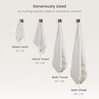 BIOWEAVES 100% Organic Cotton 700 GSM Plush Bath Towels 30" x 58" GOTS Certified - Image 7