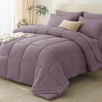 CozyLux Full Size Comforter Sets Dusty Purple by CozyLux