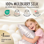 OLESILK 100% Mulberry Silk Toddler Pillowcase - Image 2