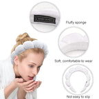 Ayesha Spa Headband for Washing Face Sponge Makeup Headbands Skincare Headband - Image 4