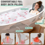 Upgraded Full Body Bath Pillow for Bathtub, Luxury Thick Bath Cushion for - Image 7