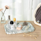 Karibiber Vanity Tray, Marble Bathroom Tray Countertop, Decorative Dresser - Image 7