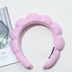 Spa Headbands for Washing Face Makeup Skin Care Headband Women Bubble Facial - Image 4