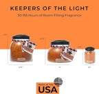 A Cheerful Giver — Orange Cinnamon Clove - 34oz Papa Scented Candle Jar - - Image 6