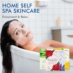 KONEUK 126 Pack Sheet Face Masks Skincare, Bulk Facial Mask Gifts Set - Image 7