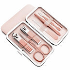 QURIPE 7pcs Manicure Set, Nail Clippers Kit, Stainless Steel Manicure Kit by QURIPE