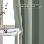 NICETOWN 66 inch Sage Green Curtains - Image 5