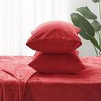 BEDELITE Flannel Sheets Full Size Red - Image 7