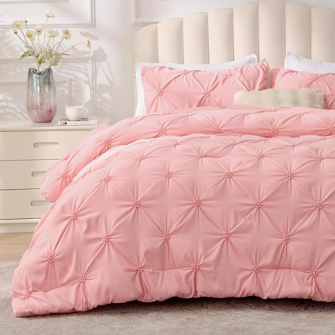 BEDELITE Pink Comforter Set Full by BEDELITE