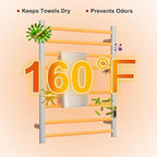 Heated Towel Racks for Bathroom, Wall Mounted Electric Towel Warmer Racks - Image 3