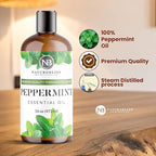 NaturoBliss Peppermint Essential Oil, 100% Pure and Natural Therapeutic Grade - Image 8