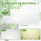 Teling 150 Pcs 60 Pcs Disposable Sauna Blanket Liners, 47x83 Inch Plastic Sheets - Image 3