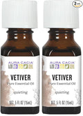 Aura Cacia Pure Vetiver Essential Oil | 0.5 fl. oz. | Vetiveria zizanioides by AuraCacia