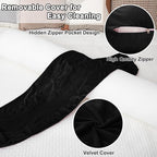1 MIDDLE ONE Round Body Pillow for Adults, Long Bolster Pillow for Bed - Image 3