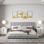 Art3d Black Metal Wall art, 4 Pieces Wall Decor - Image 7