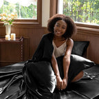 CozyLux Satin Sheets Full Size Sheets - Image 5