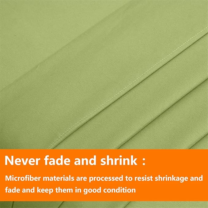 TAIMIT Sage Green King Size Comforter Set - Image 7