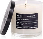 Lulu Candles | Paris at Midnight | Luxury Scented Soy Jar Candle | Hand Poured by LULUCANDLES
