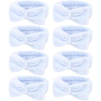 Semato 8 Pcs Blue Spa Headband Bachelorette Party Favor Set Skincare Headbands by Semato