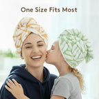 2-Pack Microfiber Hair dring Towel | 50% Faster Drying, Ultra Absorbent & Frizz - Image 6