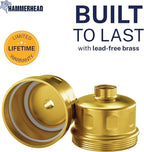 HammerHead Showers® Solid Metal Shower Head Filter – KDF 55 Shower Filter - Image 4