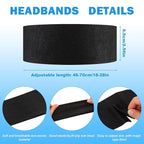 128 Pieces Disposable Spa Facial Headbands Stretch Non-Woven Facial Headband - Image 2