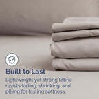 Lightweight 4 Piece Bed Sheet Set King Size - Image 4
