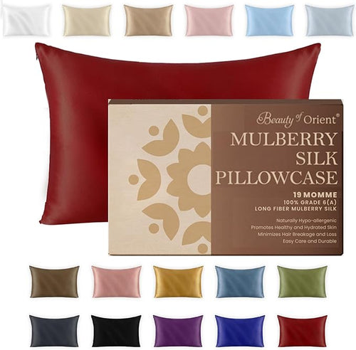 19 Momme Premium Mulberry Silk Pillowcase by BeautyofOrient