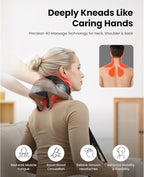 BOB AND BRAD iNeck Pro Cordless 4D Shiatsu Neck Massager - Image 5