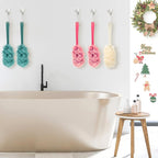 Back Scrubber for Shower, Qewro Loofah on a Stick as Shower Brush Exfoliating - Image 7