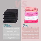 Whaline 4 Pack Spa Facial Headband Makeup Hair Wrap Adjustable Hair Band Soft - Image 3