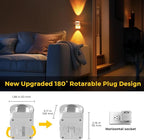 L LOHAS LED Night Light, Color Changing Night Lights Plug into Wall, Rotating - Image 7