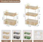 Akinbas 3 Tier Bathroom Organizer Countertop Makeup Perfume Tray Skincare - Image 3