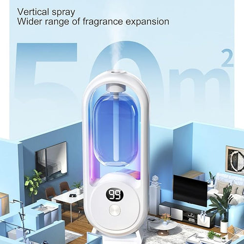 Air Freshener Automatic Spray Bathroom, Wall Mounted Essential Oil Diffuser - Image 2