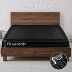 MR&HM Satin Bed Sheets, Twin XL Size Sheets Set - Image 5