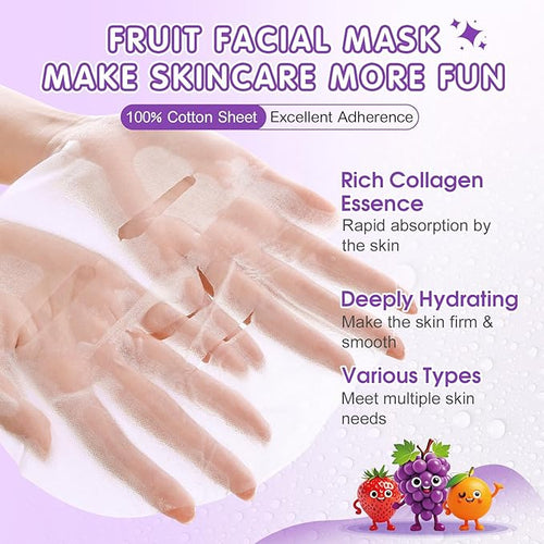 70 Pack Collagen Hydrating Face Masks Skincare - Image 2
