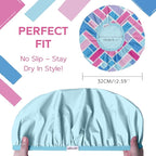 Years calm Waterproof Shower Cap - Image 3