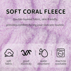 WHAVEL 6 Pack Purple Spa Microfiber Bow Headbands - Image 5