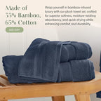 Springtree Home Luxury Viscose from Bamboo Bath Towel Set 6 Piece Set | 35% - Image 3