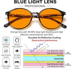 LIKSMU Blue Light Blocking Glasses Computer Gaming TV Phone Sleeping Glasses - Image 2