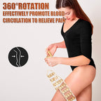 KintKita Wood Therapy Massage Tools, Back Wooden Massage Roller Rope Tool - Image 4