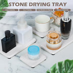 4PCS Water Absorbing Stone Tray - Image 3