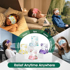 AROIC 120 Pack Steam Eye Masks Disposable, Heated Sleep Eye Mask - Image 8