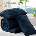 BEDELITE Navy Queen Comforter Set - Image 7
