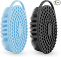 Silicone Body Scrubber 2 Pack Silicone Loofah Exfoliating Body Scrubber Soft by Unknown
