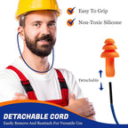 10 Pair Corded Reusable Ear Plugs - Image 6