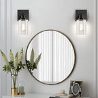 Plug in Wall Sconces, 2 Pack Wall Lamp, Rustic Plug in Wall Light Sconces - Image 2