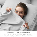 Mellanni California King Size Flat Sheet - Image 5